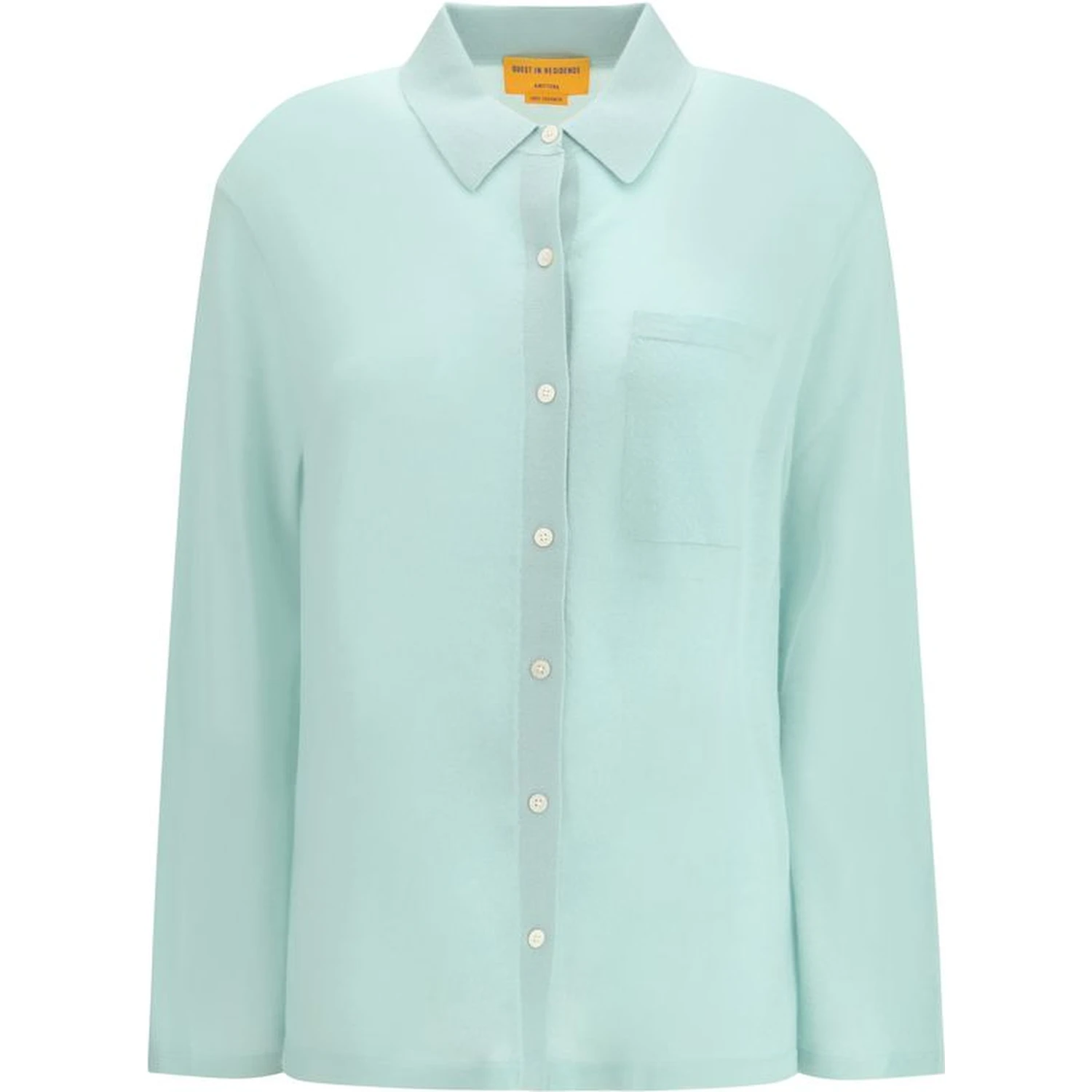 Blue Cashmere Dress Shirt