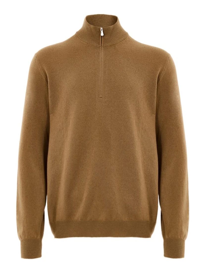 Brown Wool Turtleneck