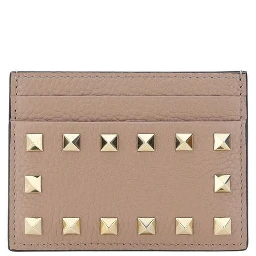 محفظة بوس توروس من جلد العجل البيج