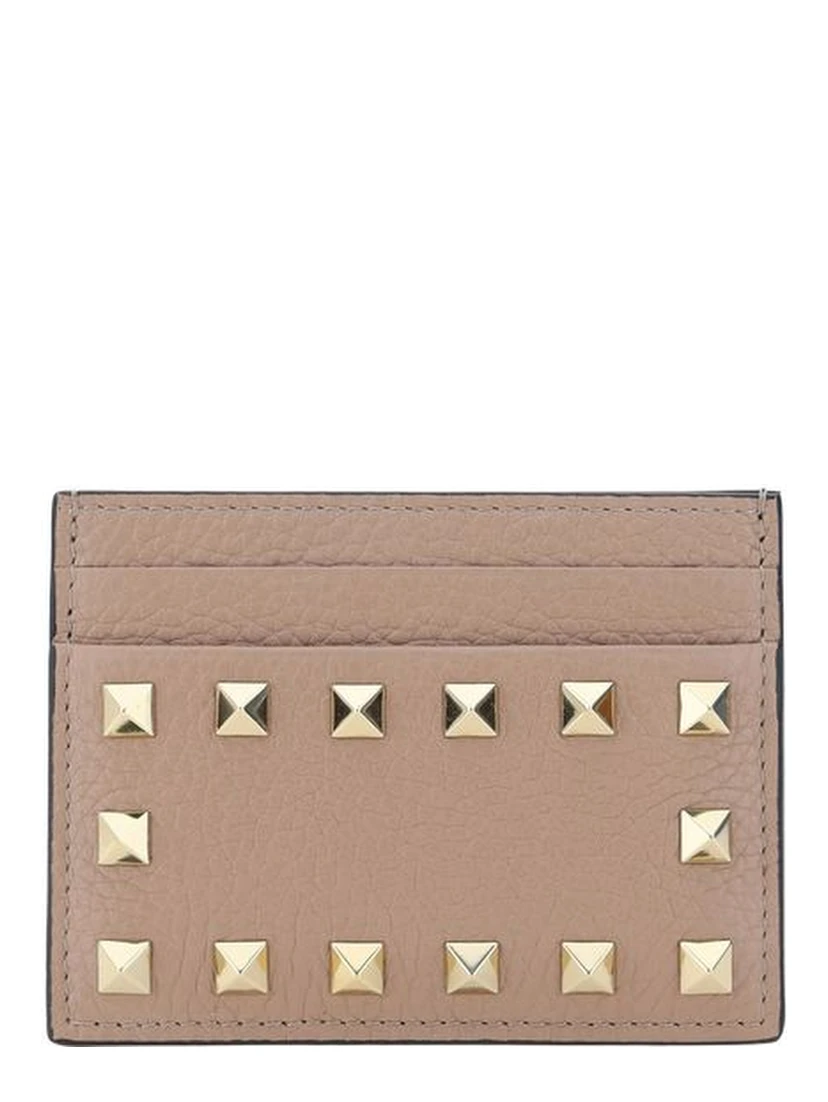 محفظة بوس توروس من جلد العجل البيج