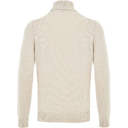 Beige Wool Turtleneck