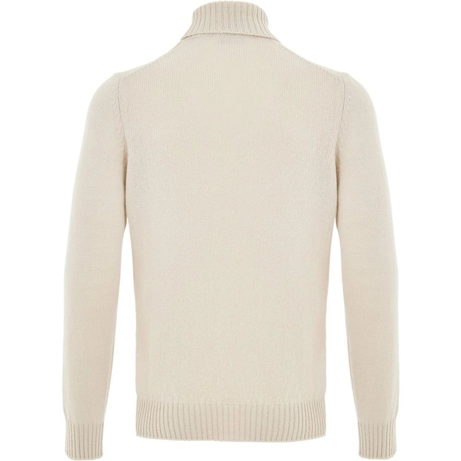 Beige Wool Turtleneck