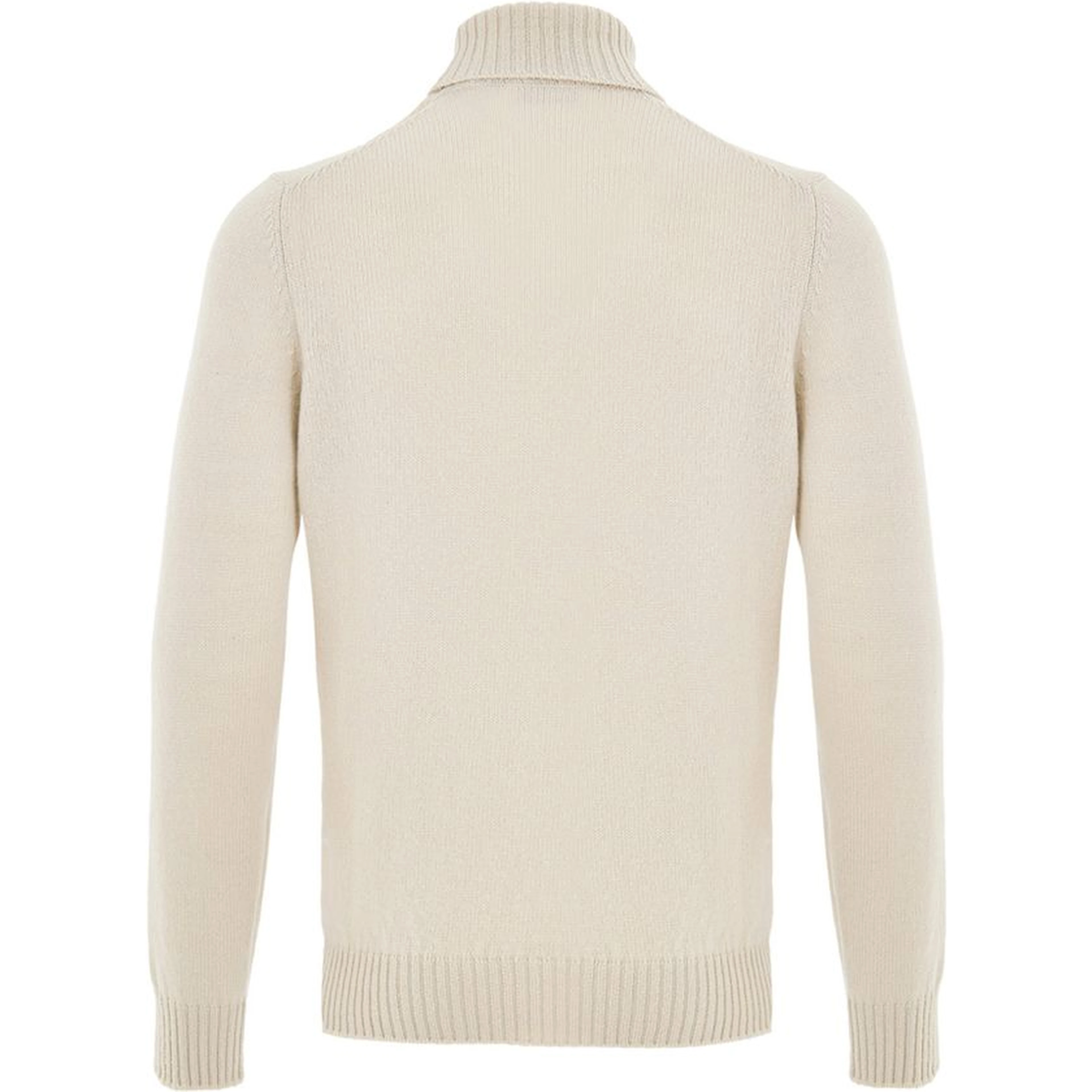 Beige Wool Turtleneck