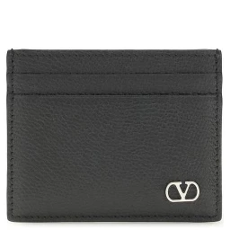 محفظة بوس توروس من جلد العجل الأسود