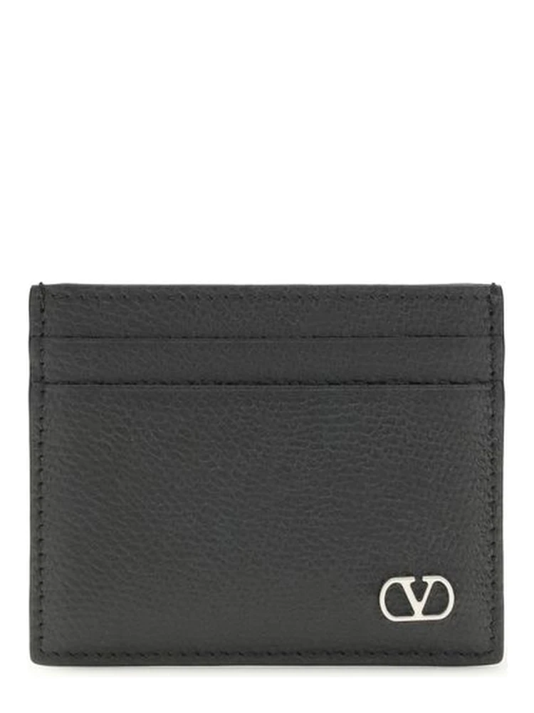 محفظة بوس توروس من جلد العجل الأسود