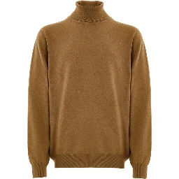 Brown Wool Turtleneck