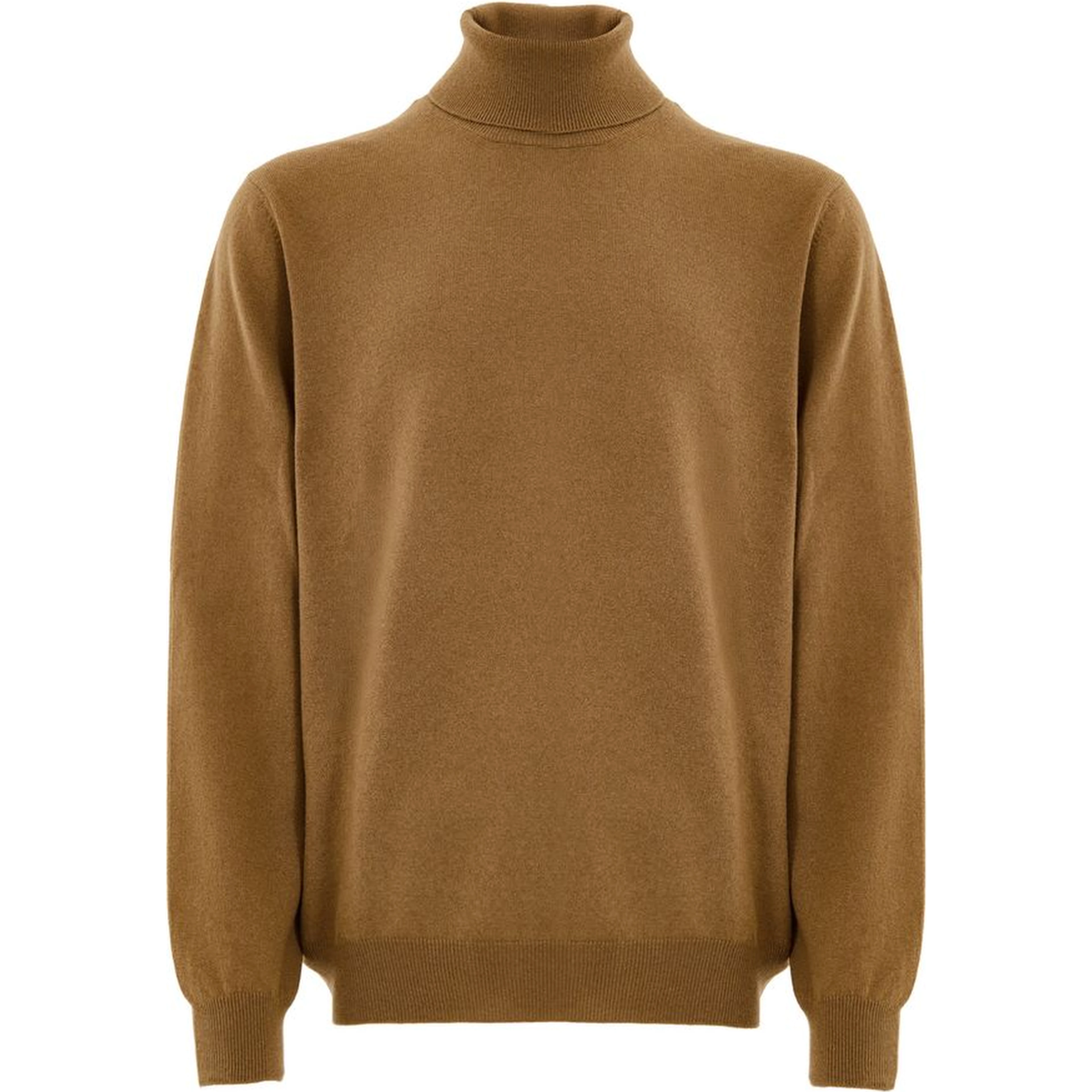 Brown Wool Turtleneck
