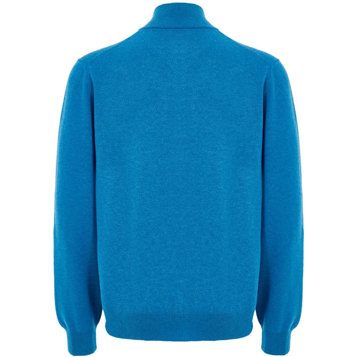 Blue Wool Turtleneck