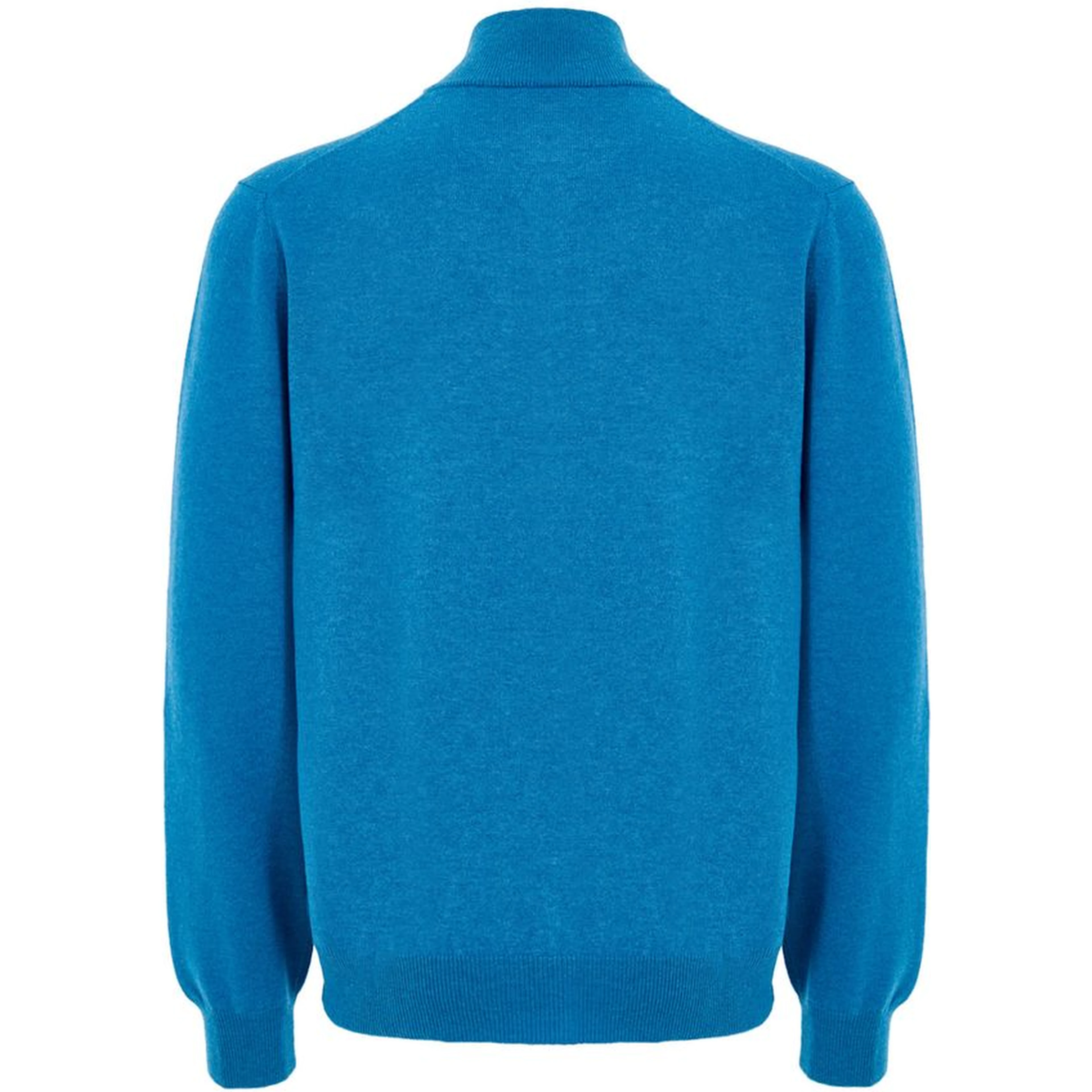 Blue Wool Turtleneck