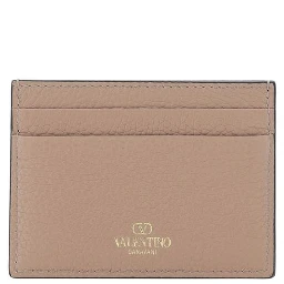 محفظة بوس توروس من جلد العجل البيج