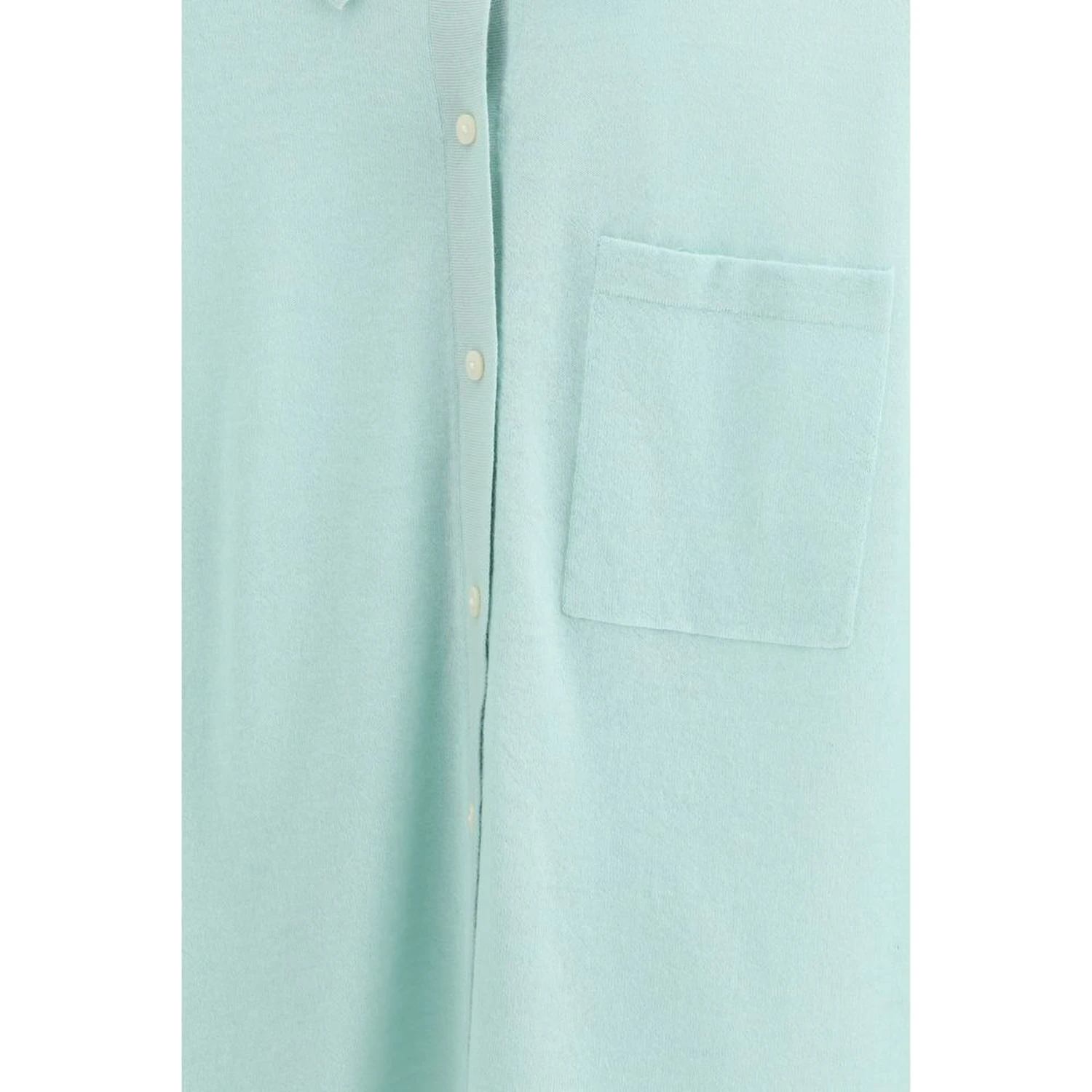 Blue Cashmere Dress Shirt