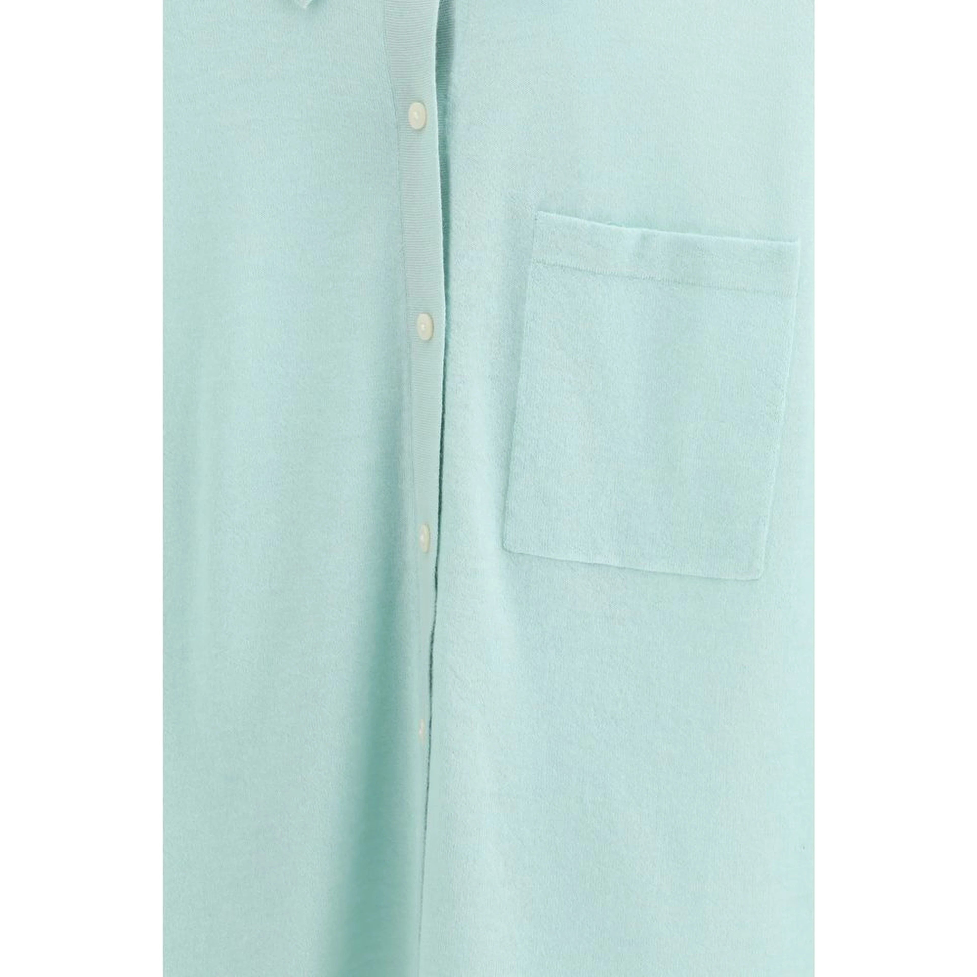 Blue Cashmere Dress Shirt