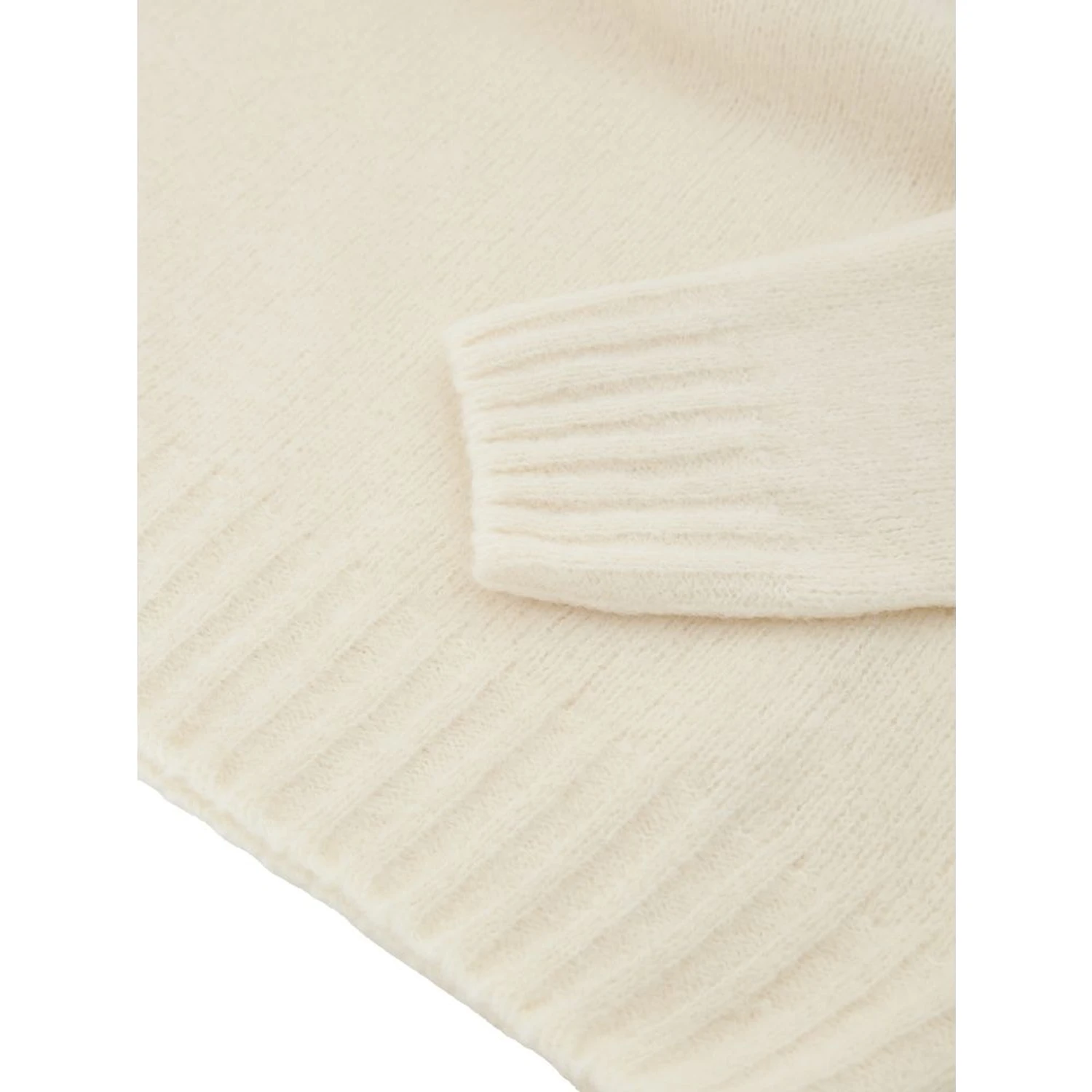 White Wool Turtleneck