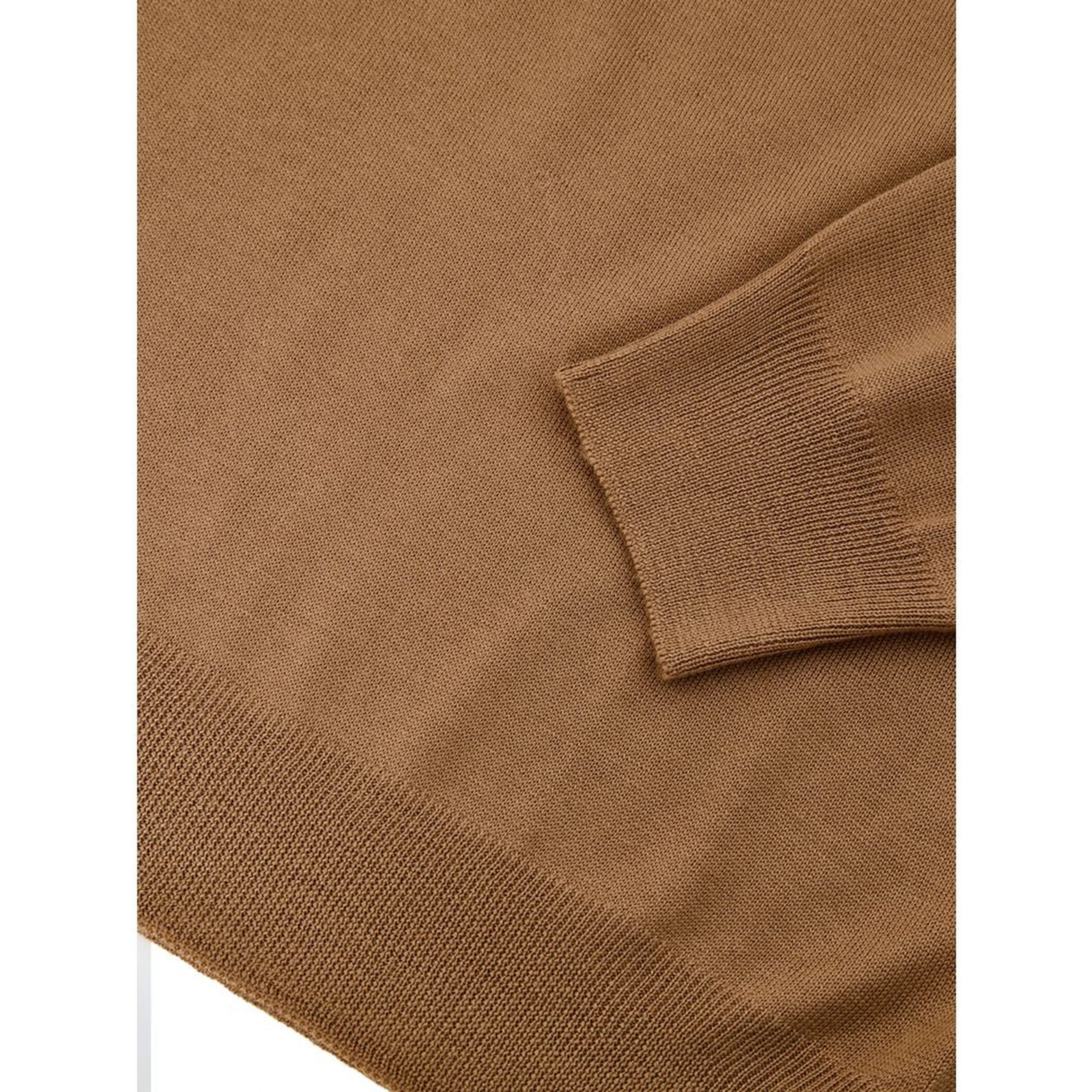 Brown Wool Sweatshirt