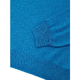 Blue Wool Turtleneck