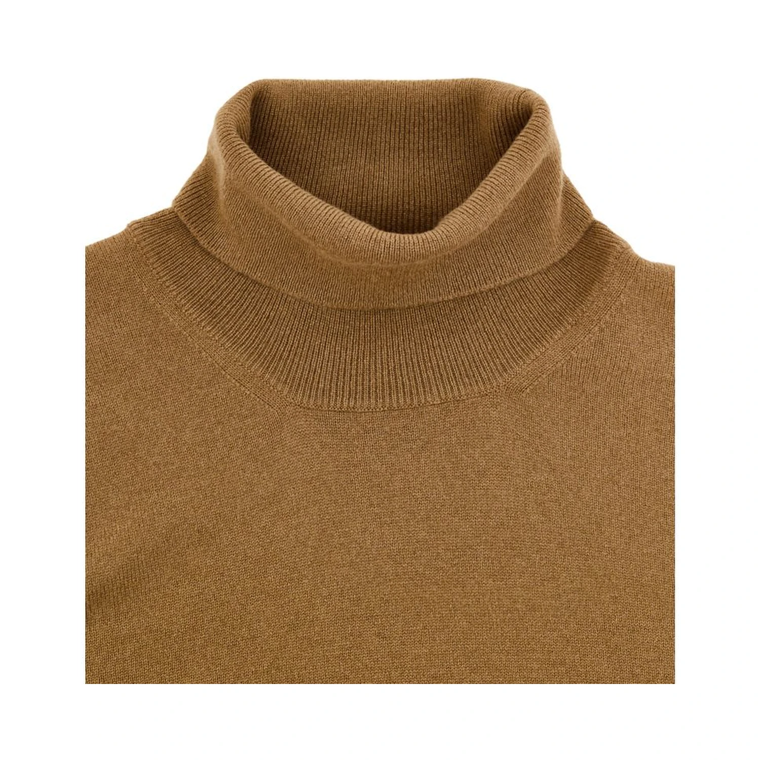 Brown Wool Turtleneck