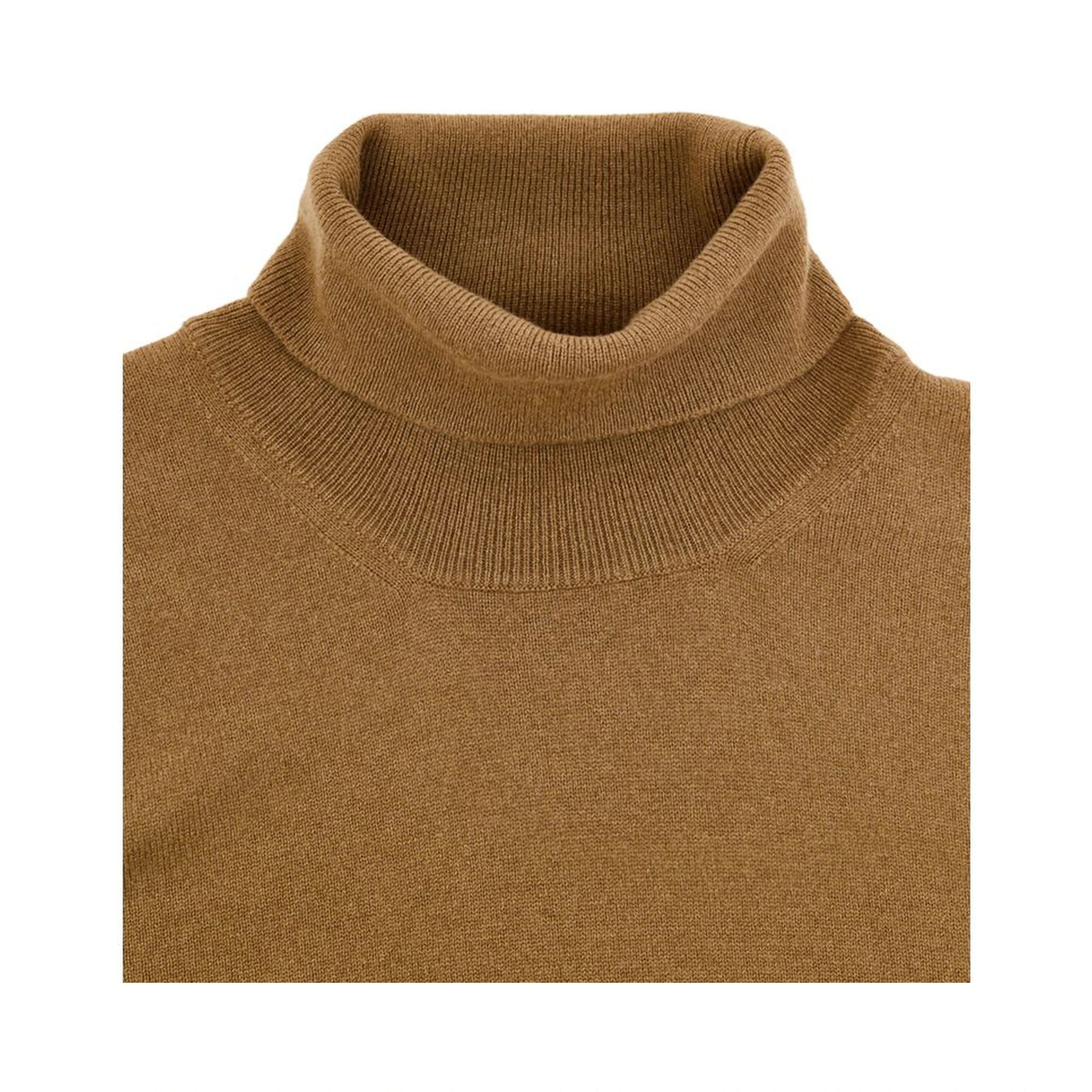 Brown Wool Turtleneck