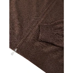Brown Wool Cardigan