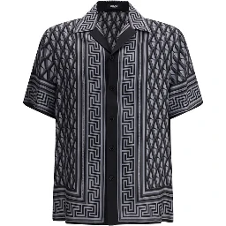 Gray Silk Pattern Shirt
