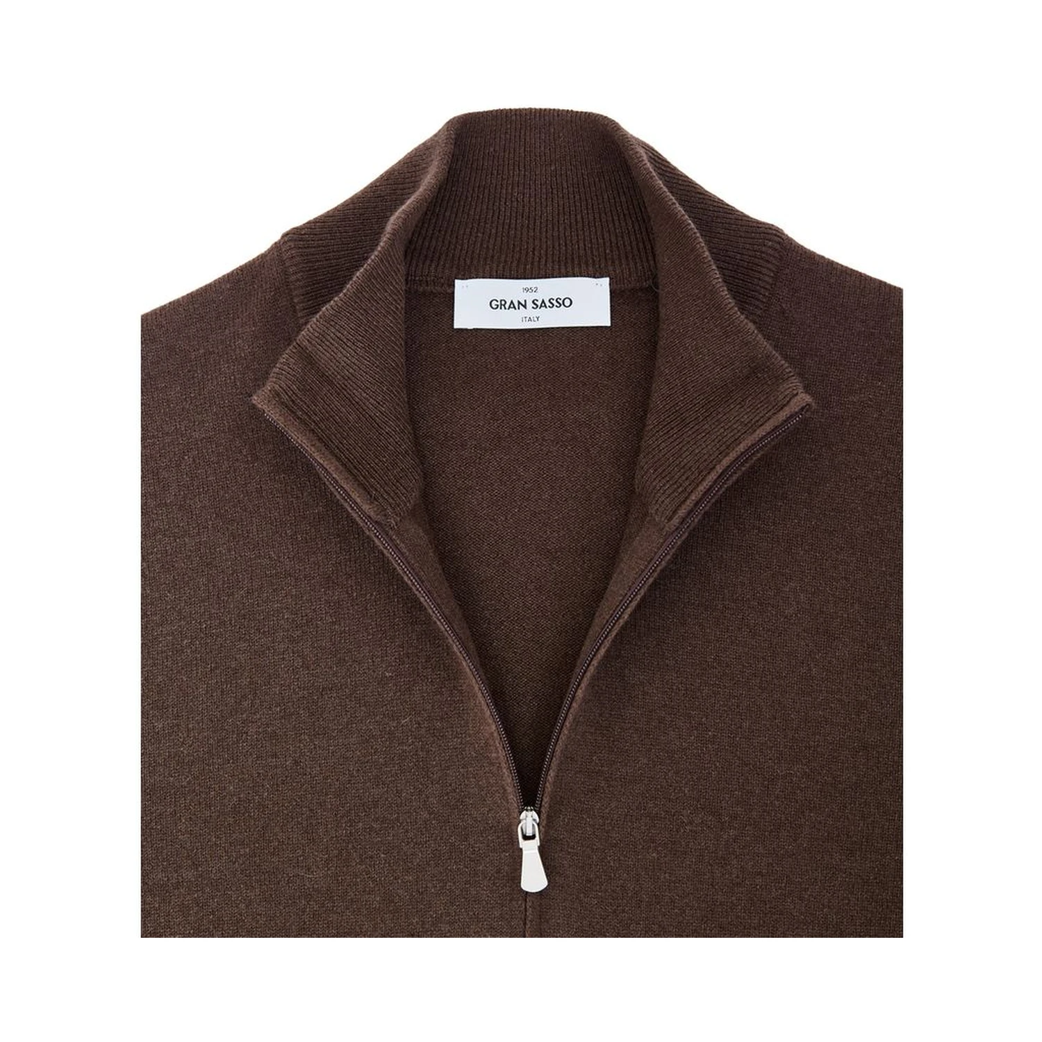 Brown Wool Cardigan