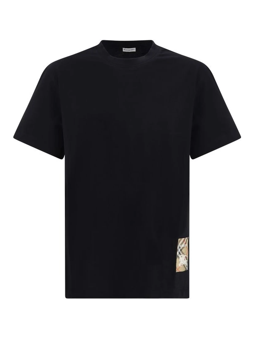Black Cotton T-Shirt
