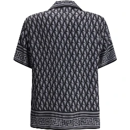 Gray Silk Pattern Shirt