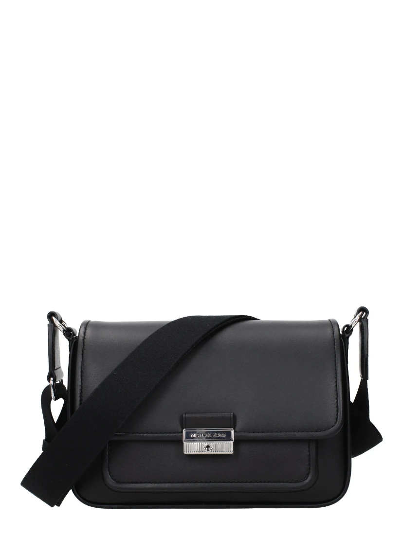 Black Leather Crossbody Bag