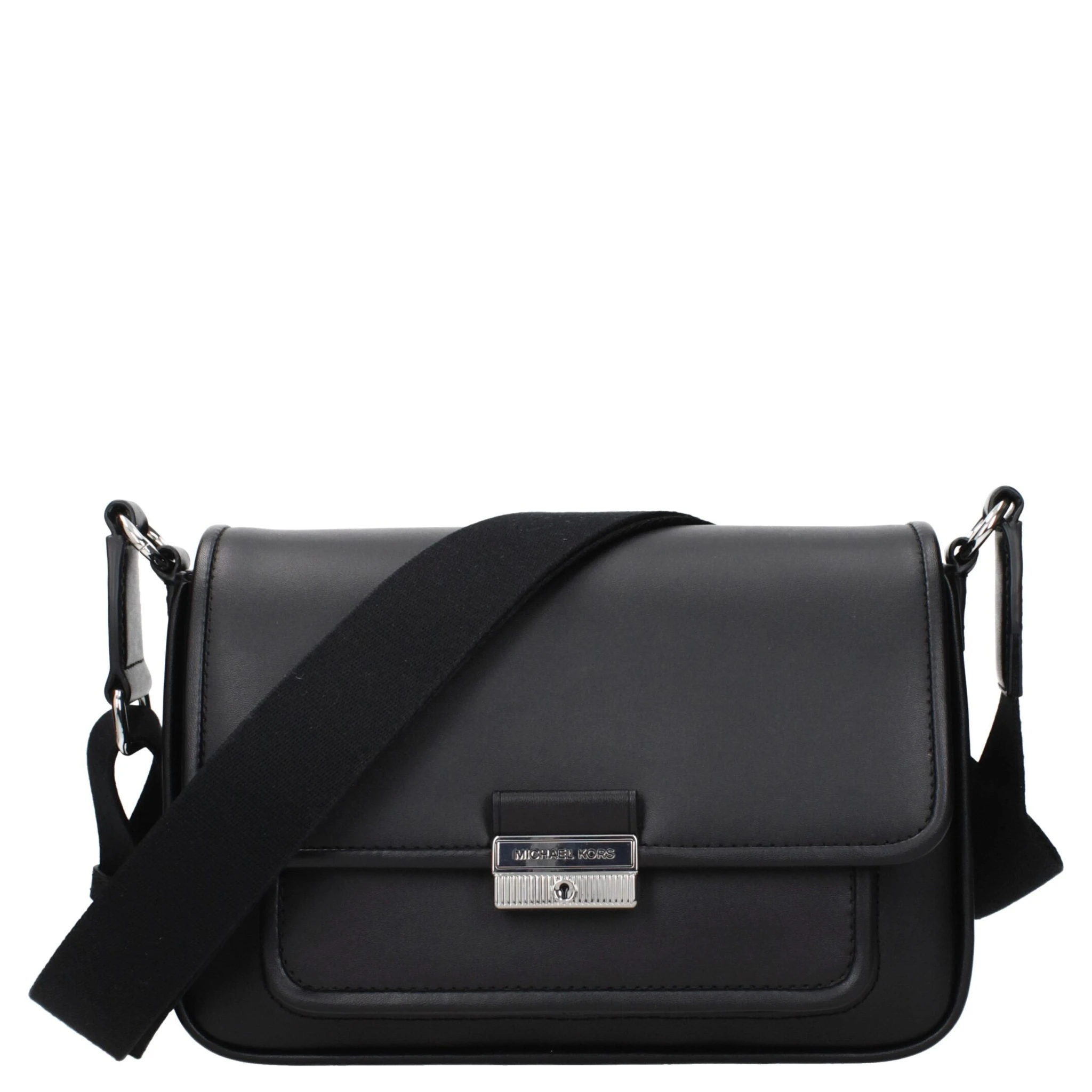 Black Leather Crossbody Bag