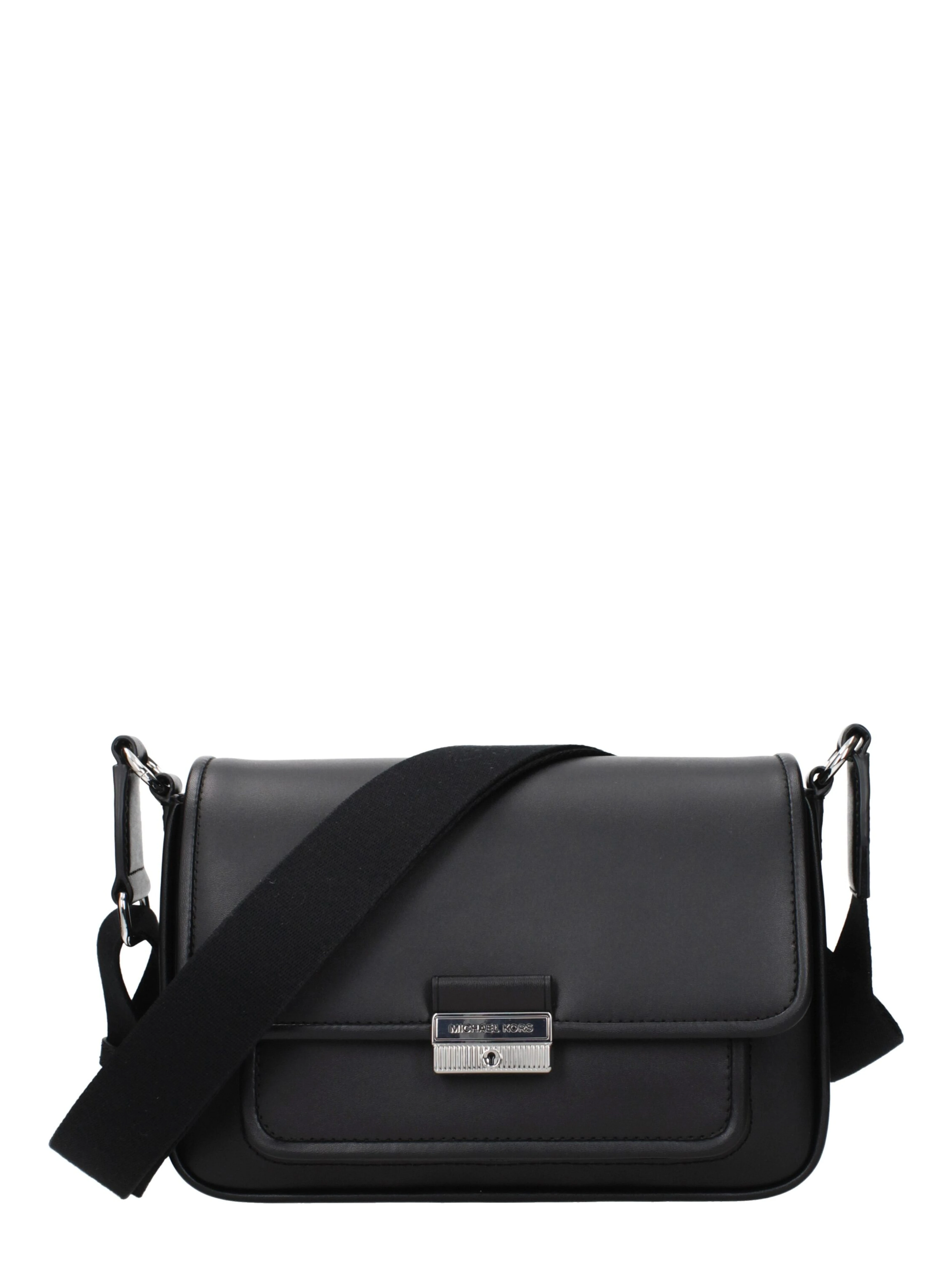 Black Leather Crossbody Bag