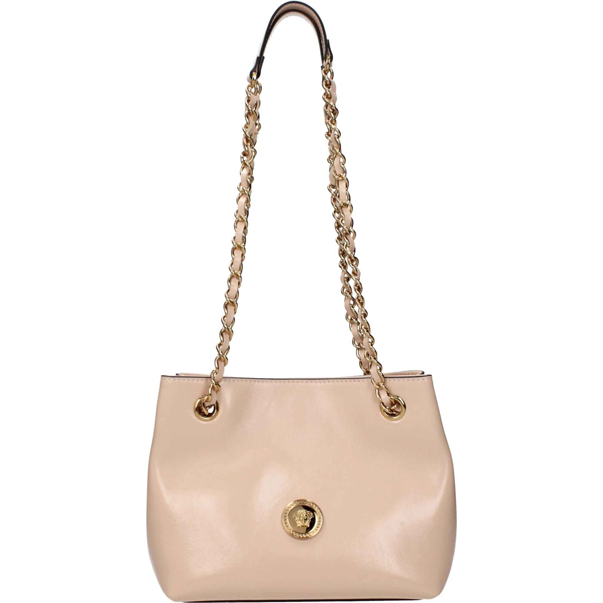 Pink Leather Shoulder Bag