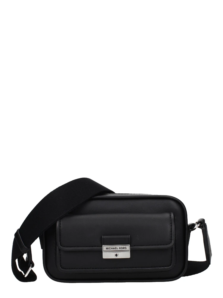 Black Leather Crossbody Bag