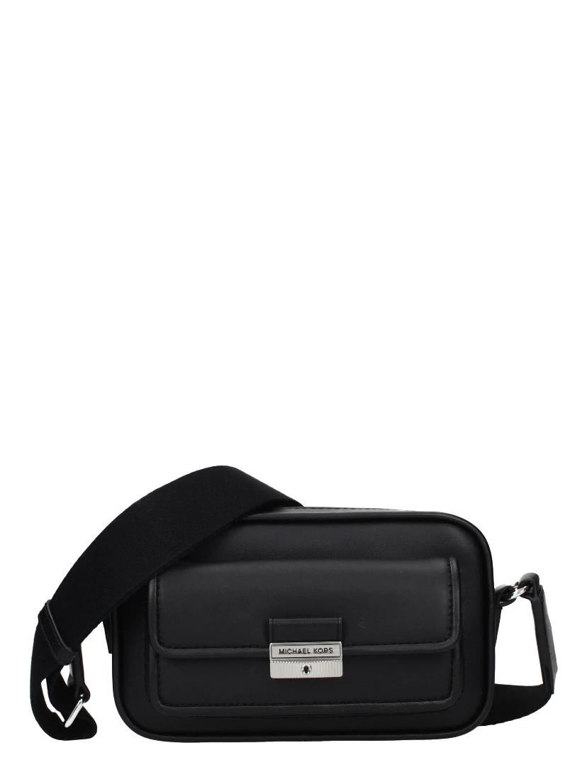 Black Leather Crossbody Bag