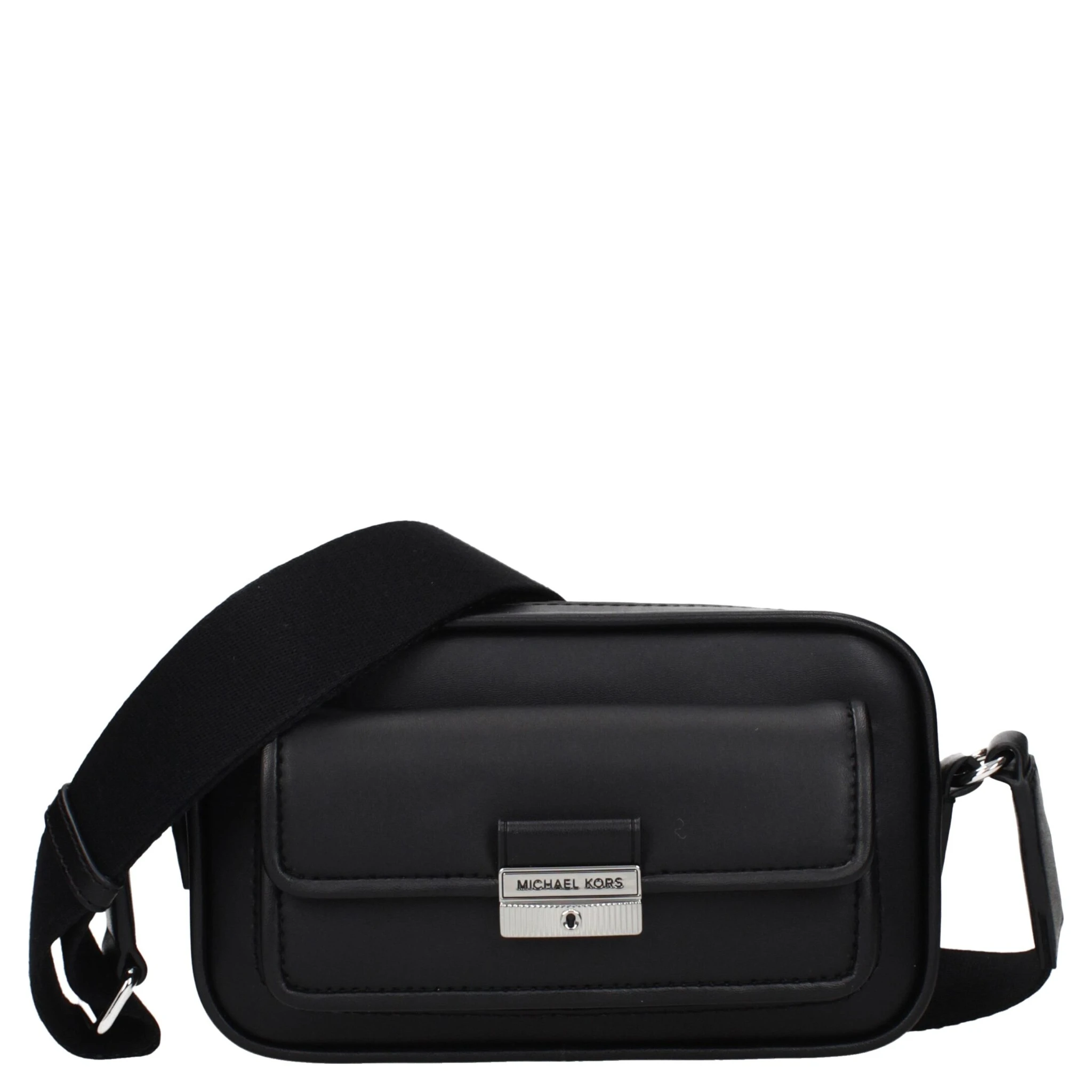 Black Leather Crossbody Bag