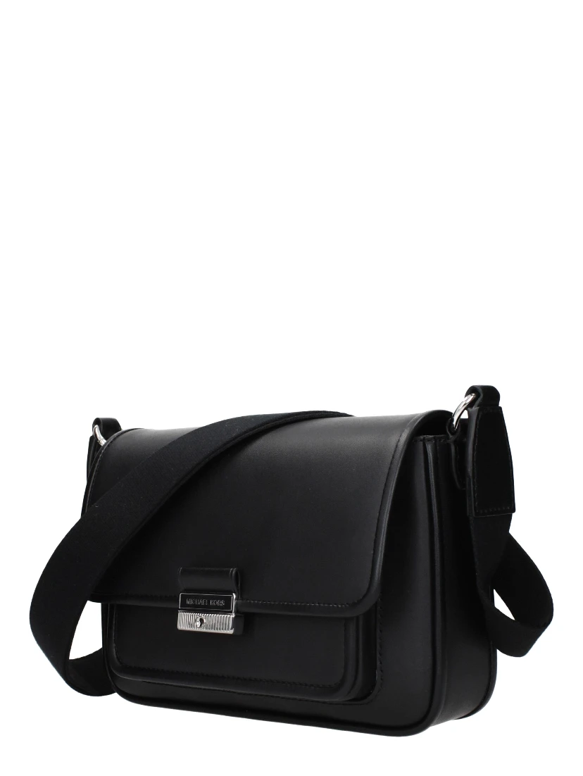 Black Leather Crossbody Bag