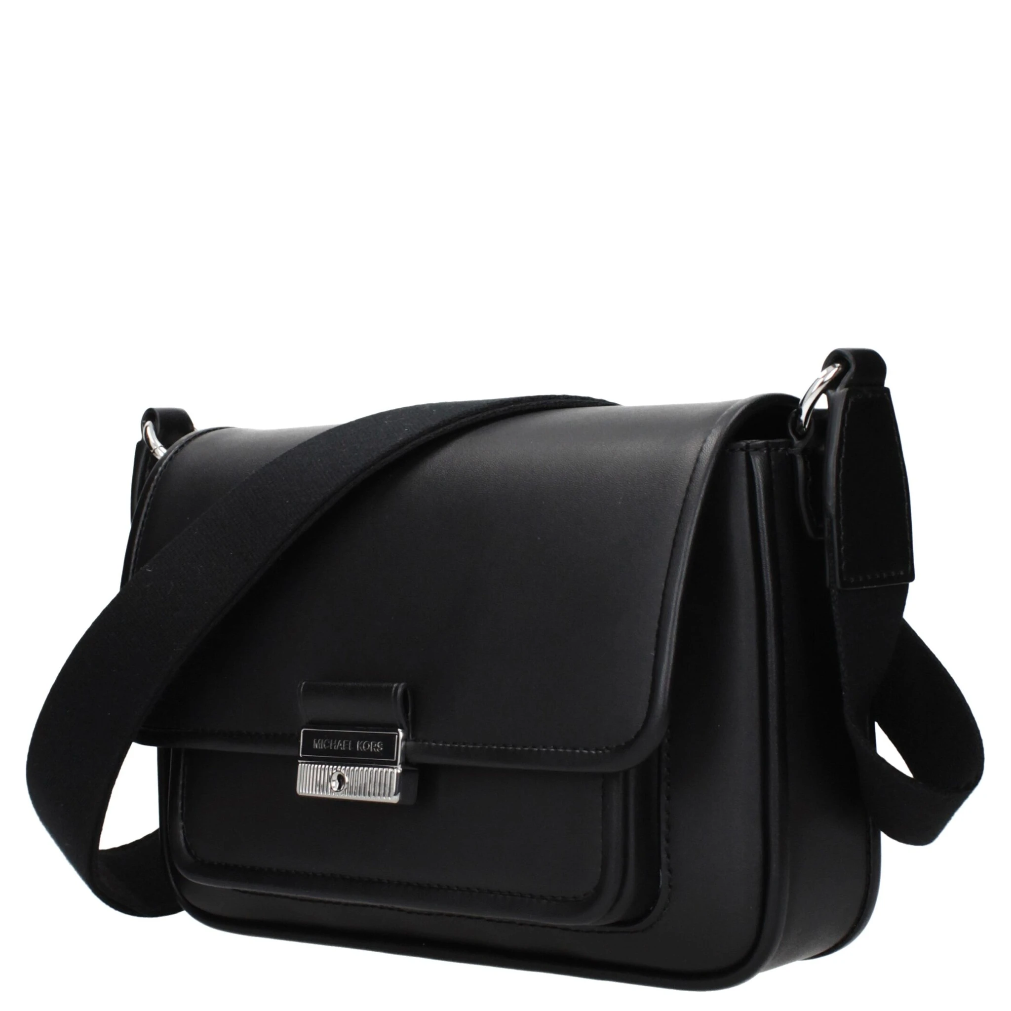 Black Leather Crossbody Bag
