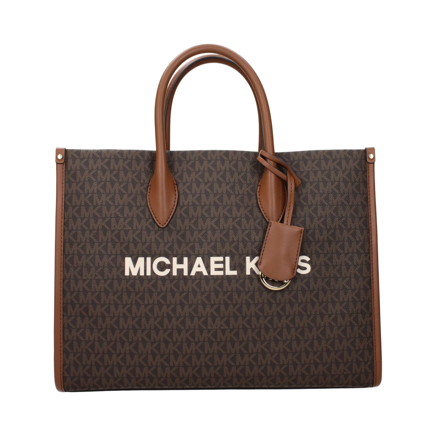 Brown Fabric Handbag