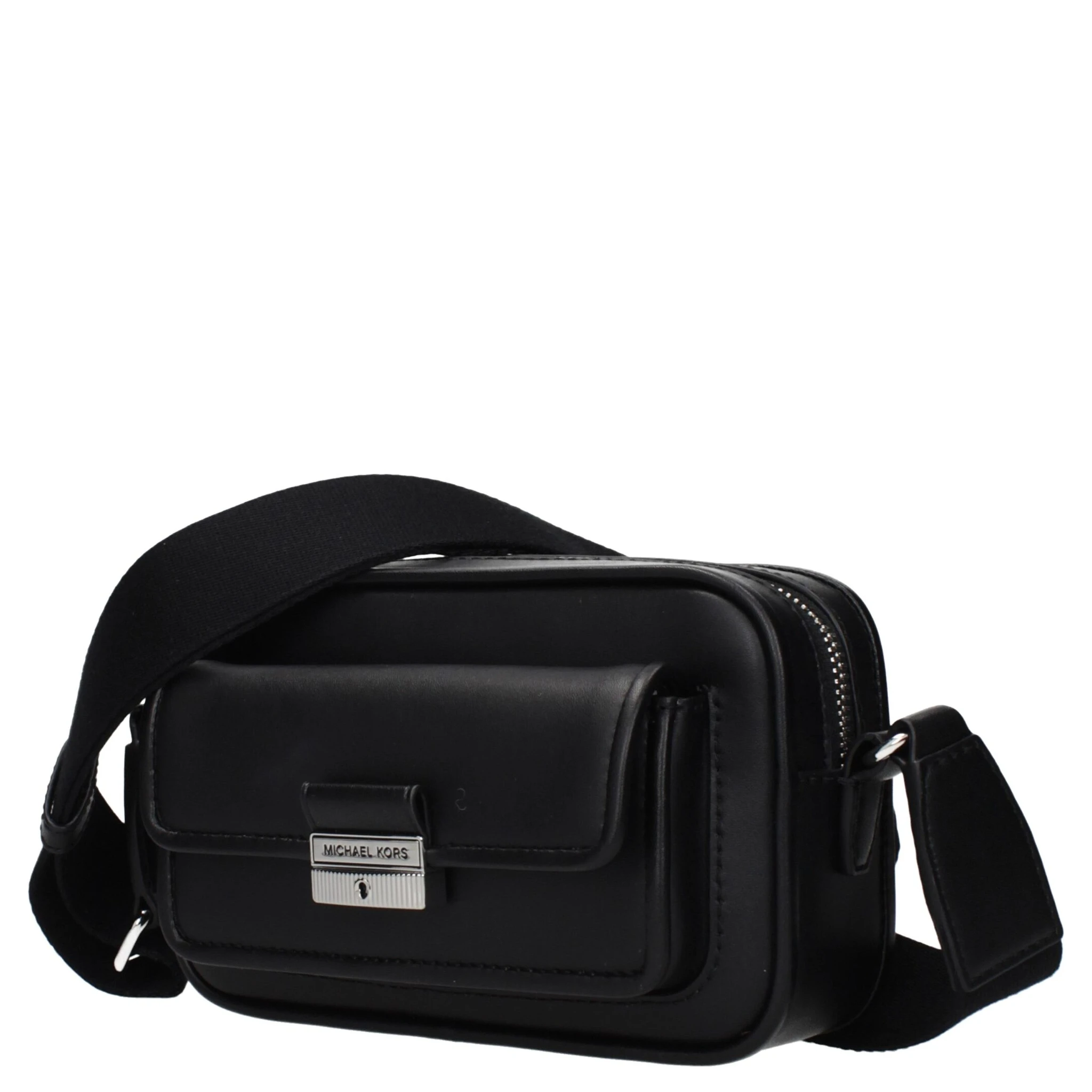 Black Leather Crossbody Bag