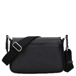 Black Leather Crossbody Bag