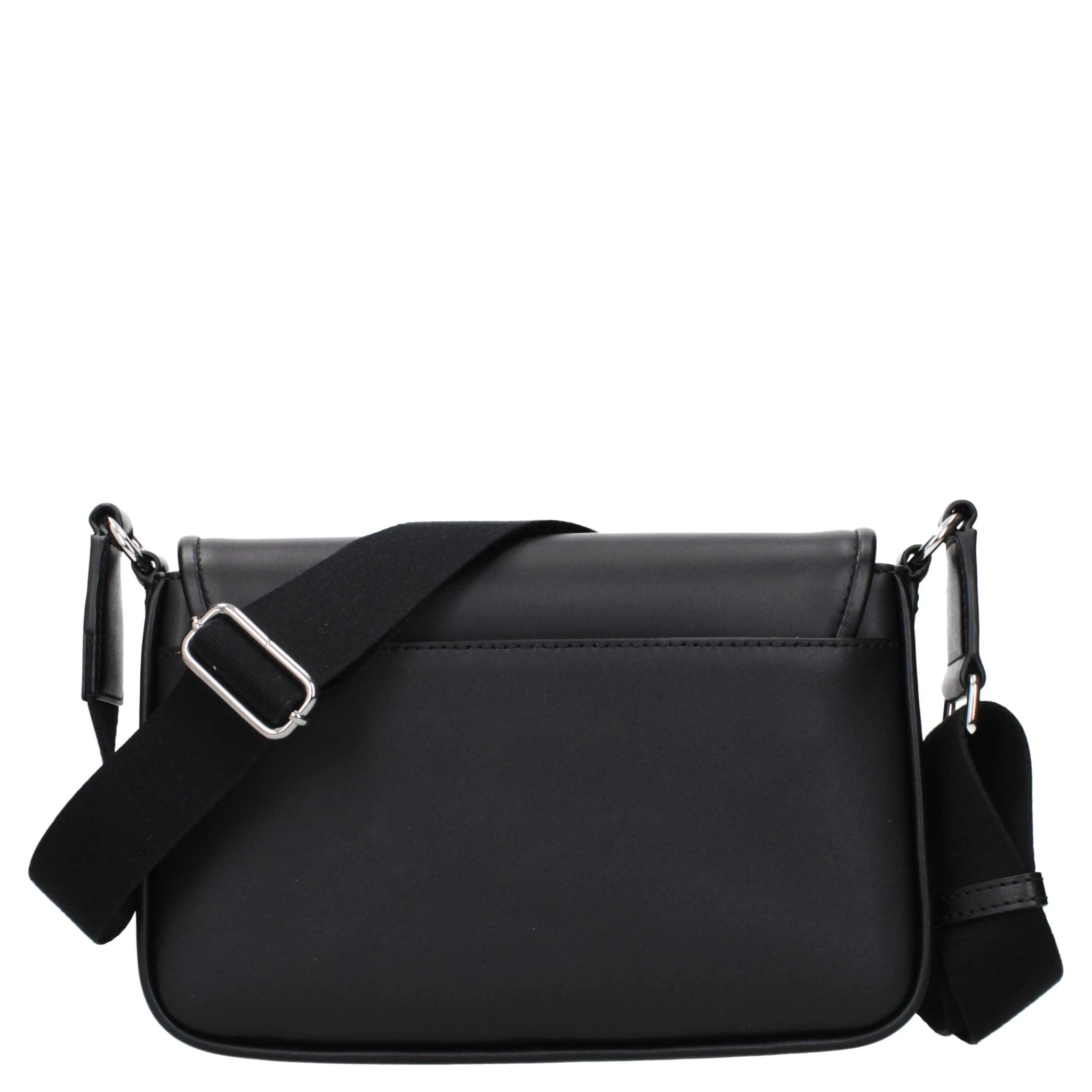 Black Leather Crossbody Bag