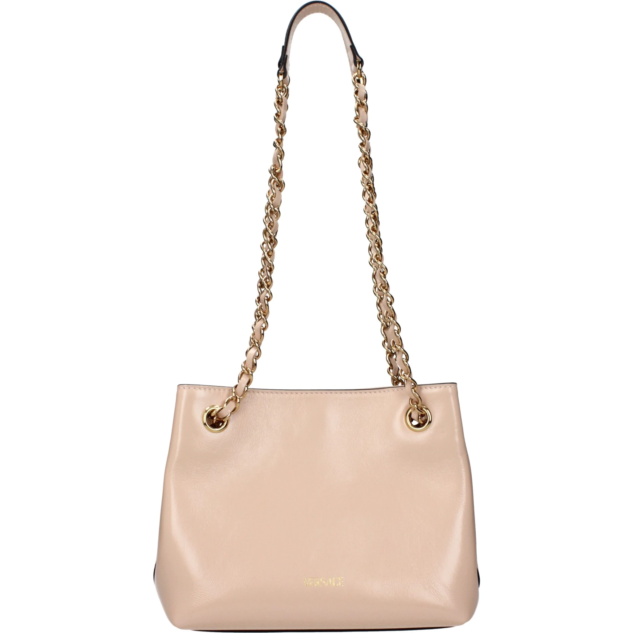 Pink Leather Shoulder Bag