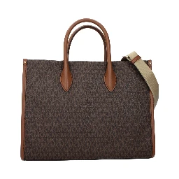 Brown Fabric Handbag