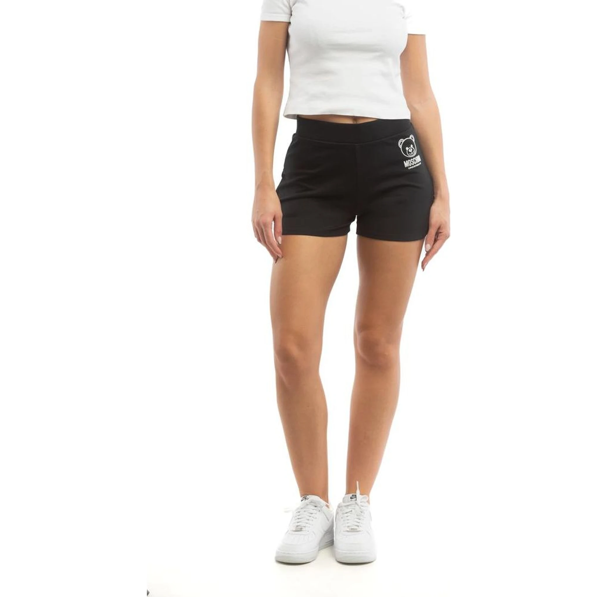 Black Cotton Shorts