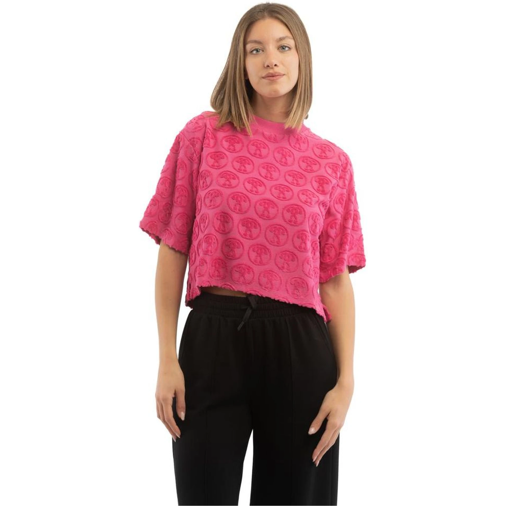 Fuchsia Cotton T-Shirt