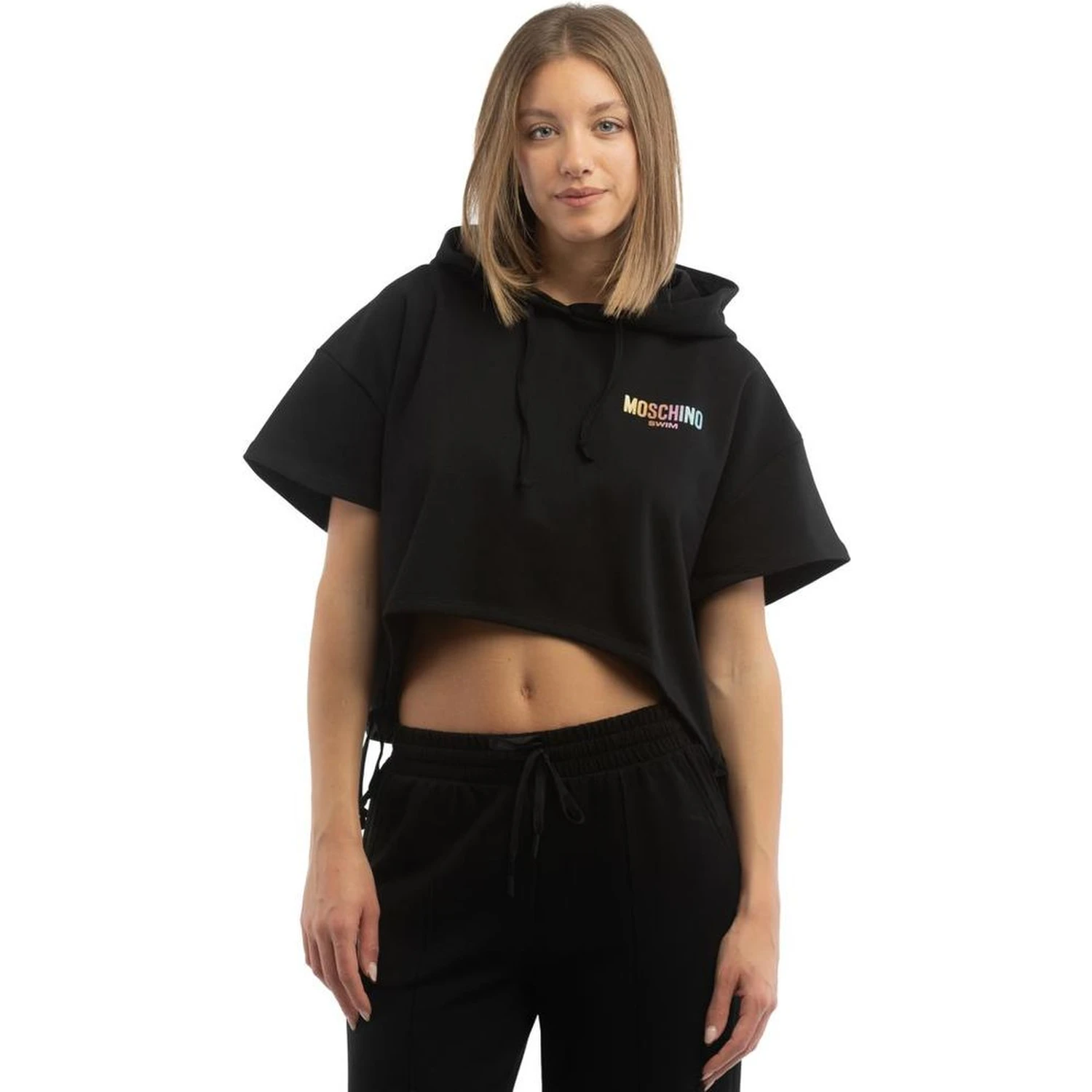 Black Cotton Sweatshirt