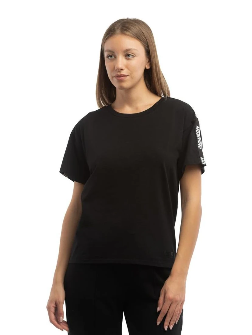Black Cotton T-Shirt