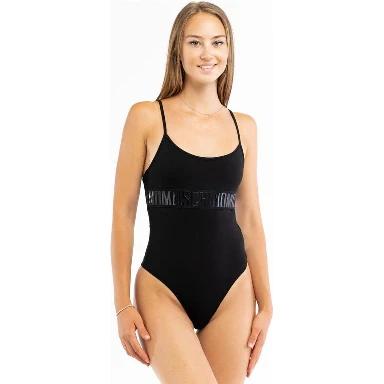 Black Cotton Bodysuit