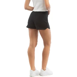 Black Cotton Shorts