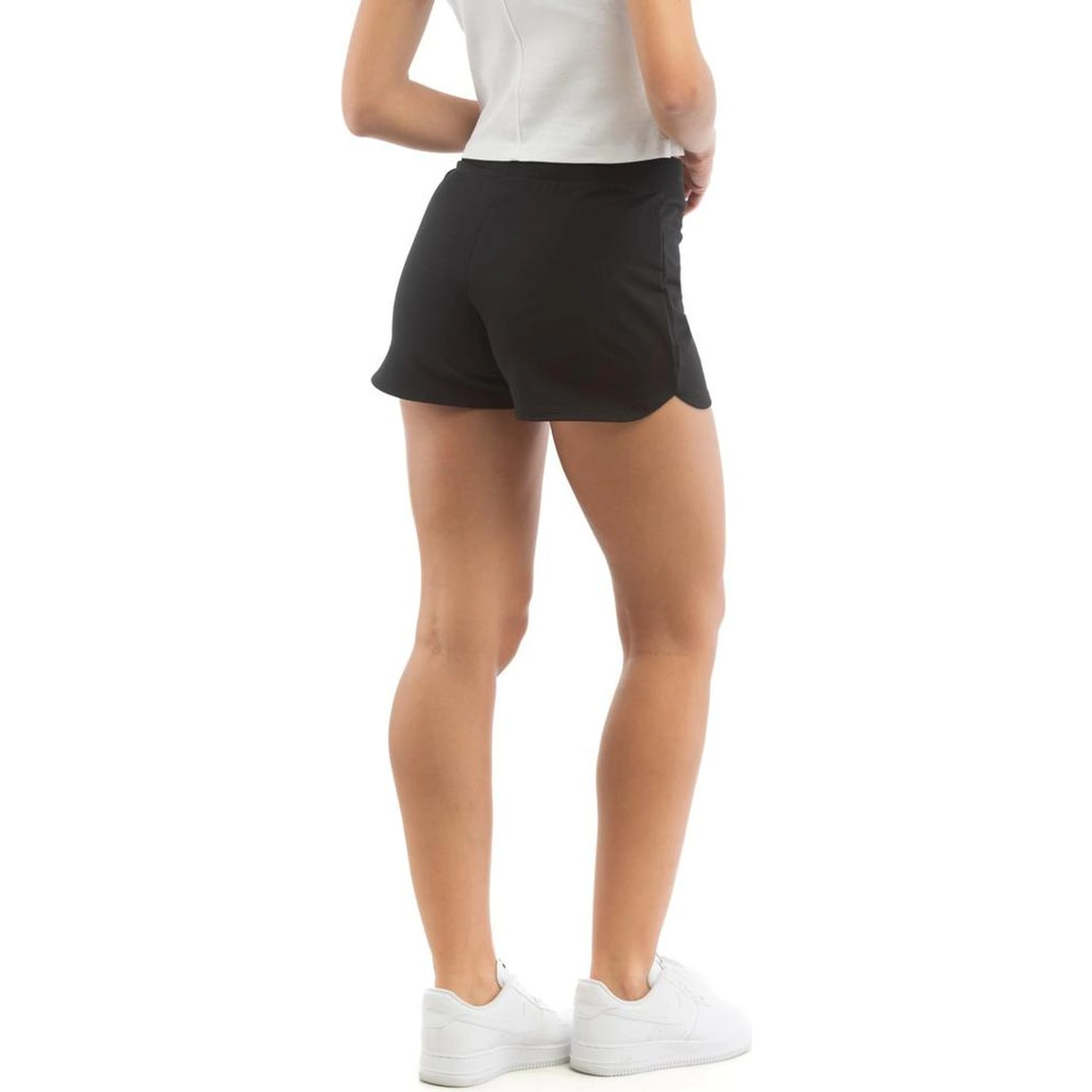 Black Cotton Shorts