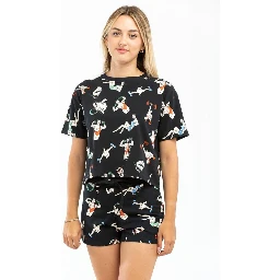 Black Cotton T-Shirt