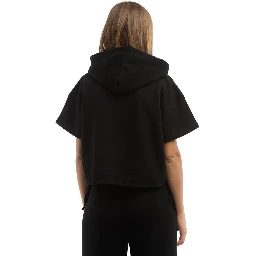 سويت شيرت قطني أسود